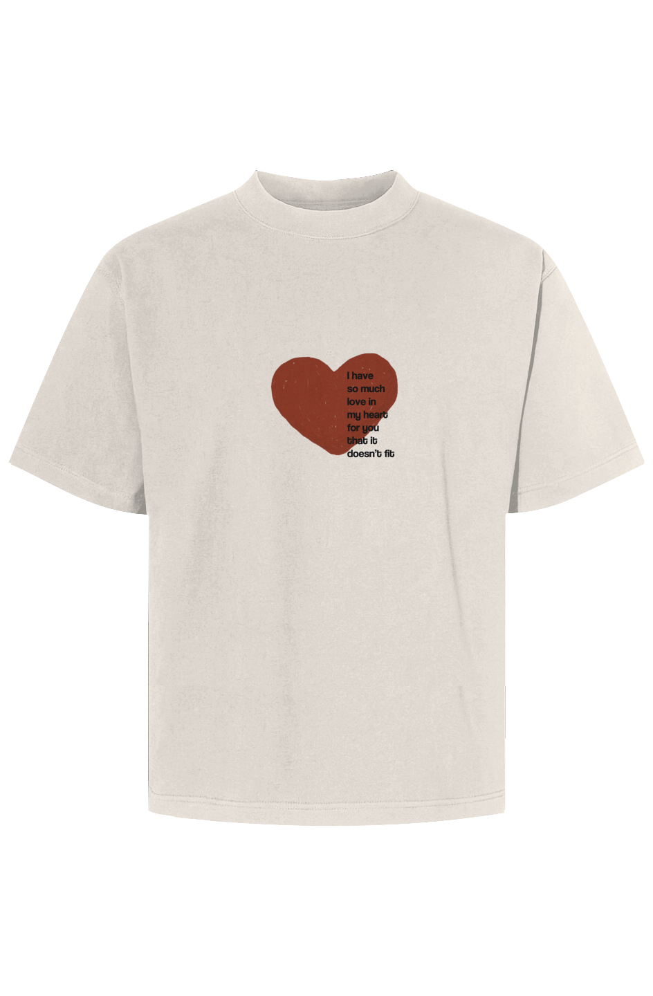 Cropped Max Heavyweight Tee - “I have so much love
